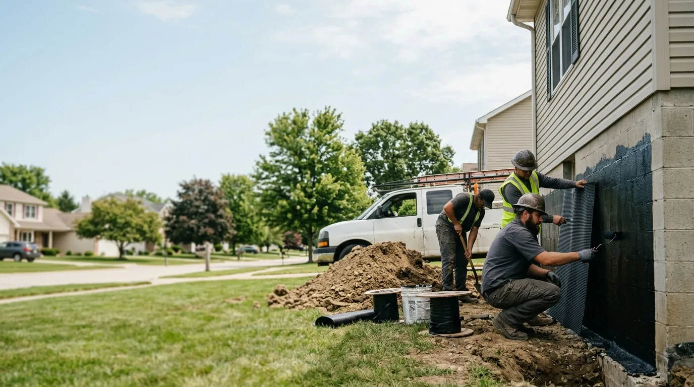 Basement Waterproofing in New Holland, IL near me